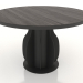 3d model Dining table Ø 1200 mm (ash walnut) - preview