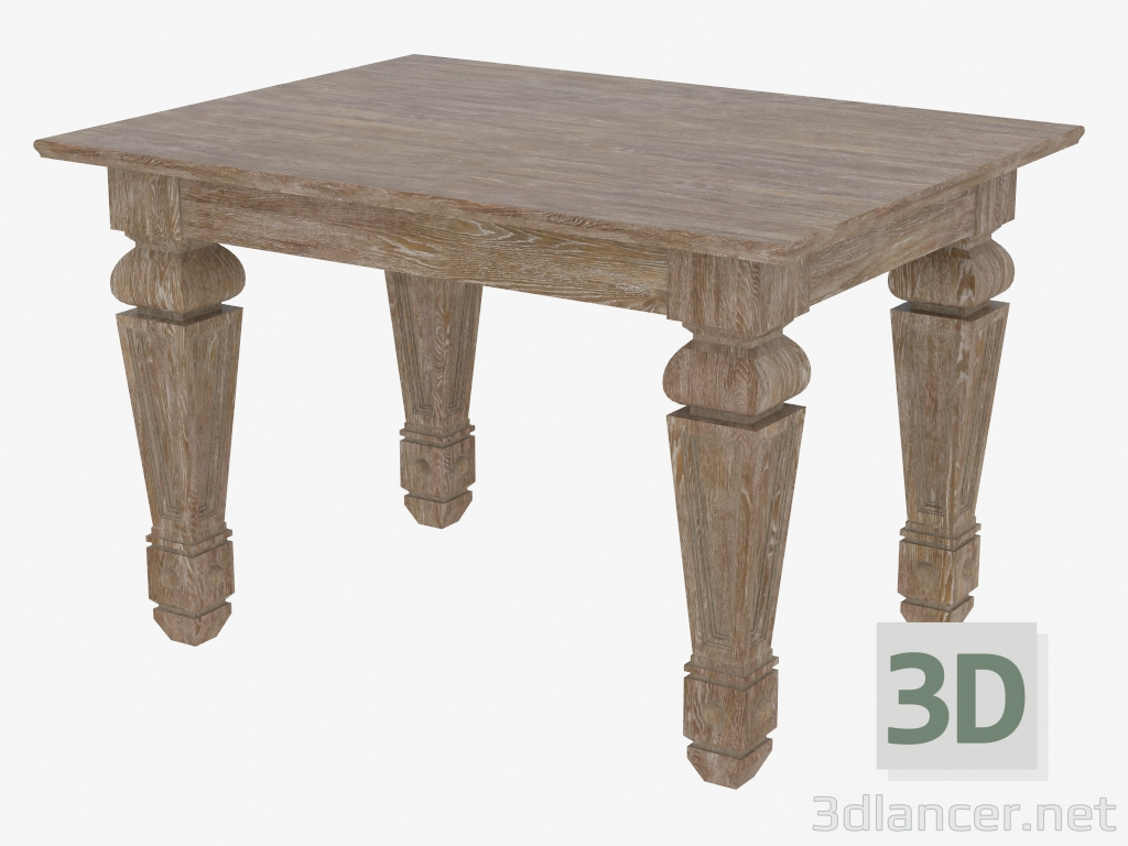 3d model pequeña mesa de comedor BASILDON mesa de roble MADERA (8831.0006.47) - vista previa