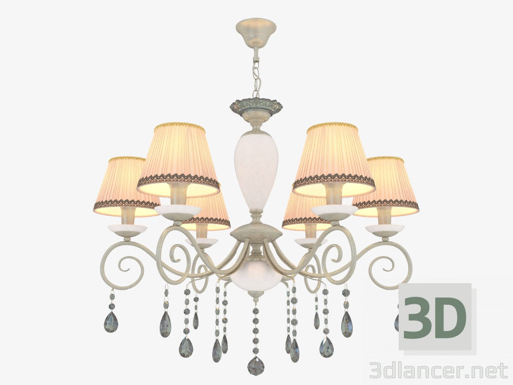 3D Modell Lampe (Kronleuchter) Marionetta (3924 6) - Vorschau