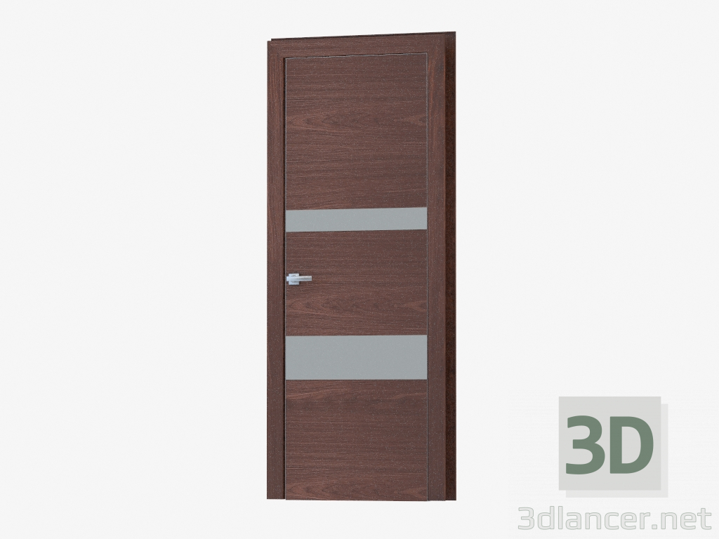 3d модель Двері міжкімнатні (04.31 silver mat) – превью