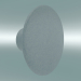 modello 3D Appendiabiti Dots in ceramica (Ø9 cm, azzurro) - anteprima