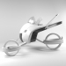 3d Futuristic Strollever Stroller model buy - render 3d Futuristic Strollever Stroller model buy - render