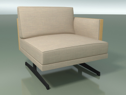 End module 5213 (left armrest, H-legs, Natural oak)