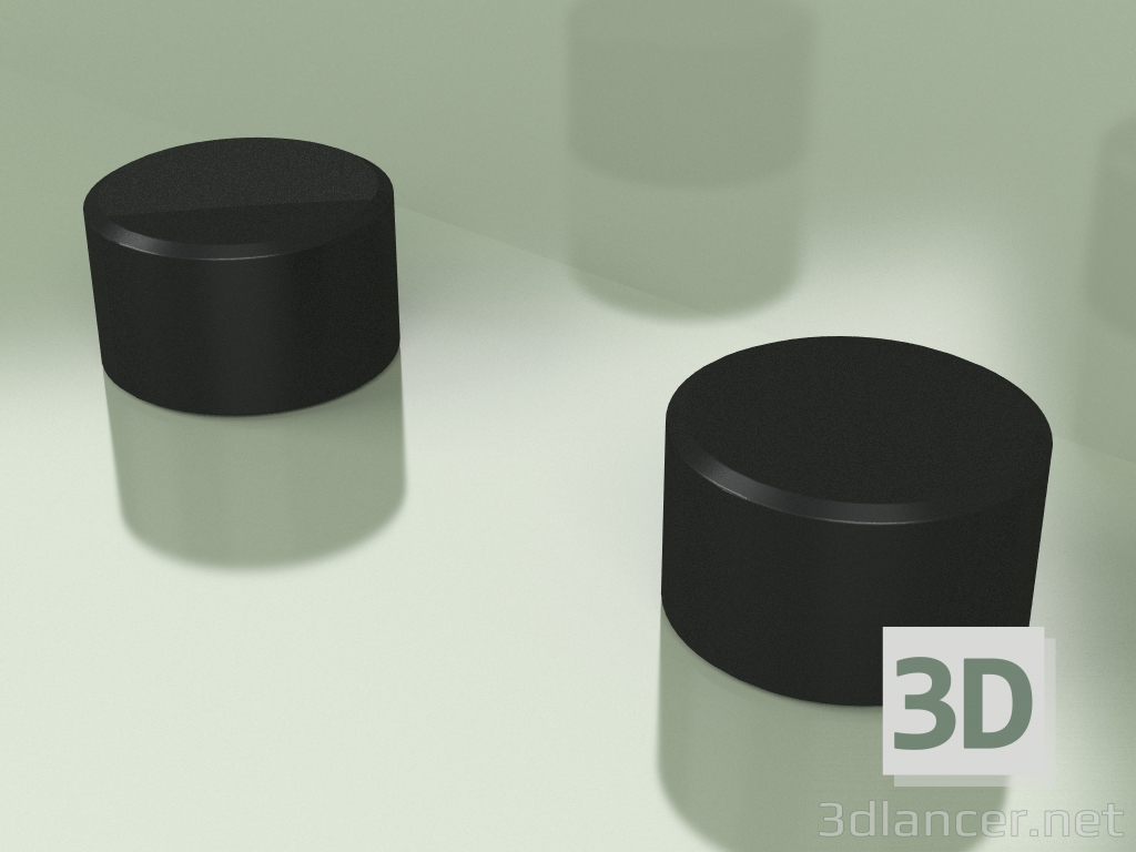 modèle 3D Jeu de 2 vannes mélangeuses Ø 63 mm (16 51 V, NO) - preview