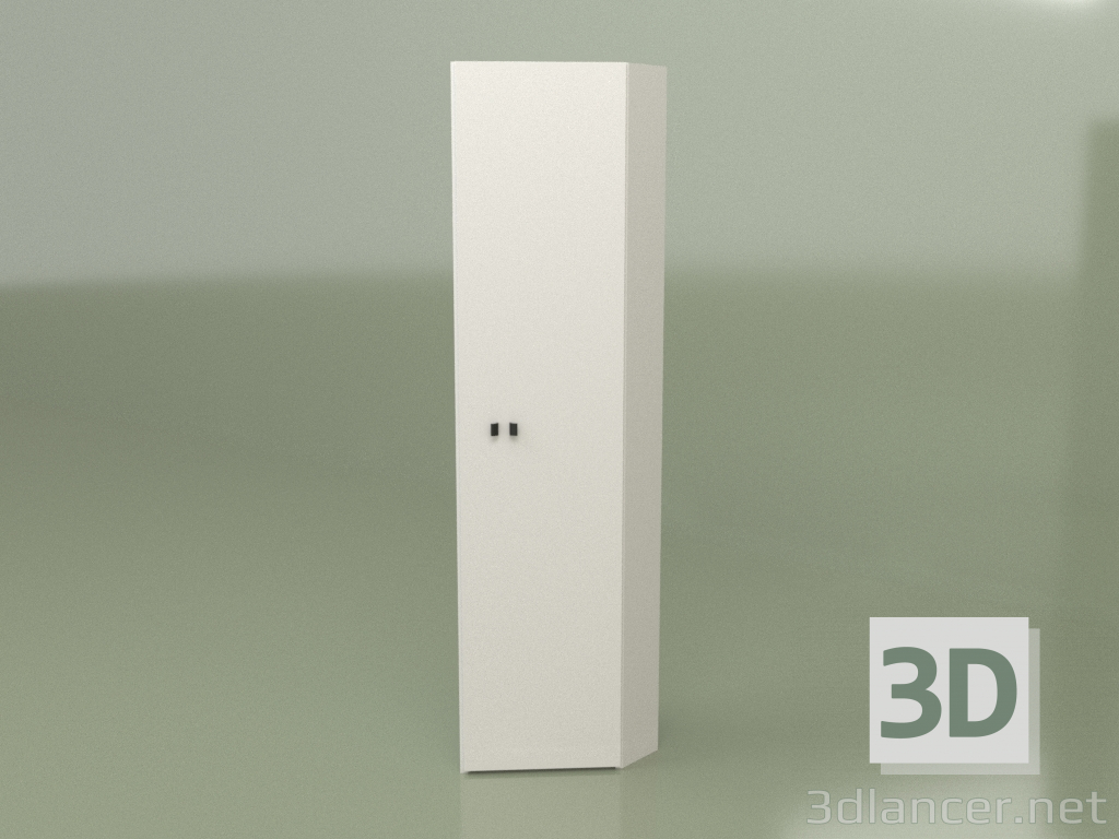 modèle 3D Armoire d'angle GL 124 (Blanc) - preview