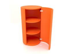 Cabinet (with open door) TM 09 (D=503х931, luminous bright orange)