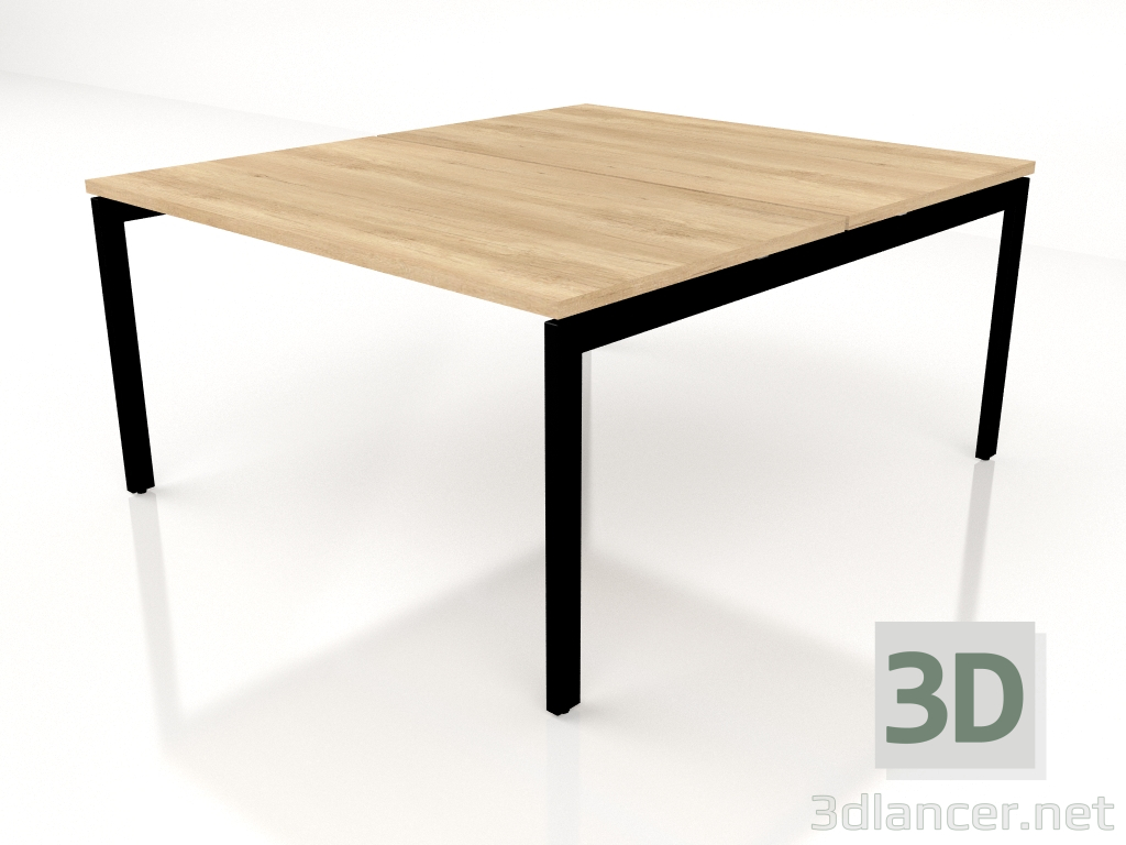 modèle 3D Table de travail Ogi U Banc BOU33 (1400x1610) - preview