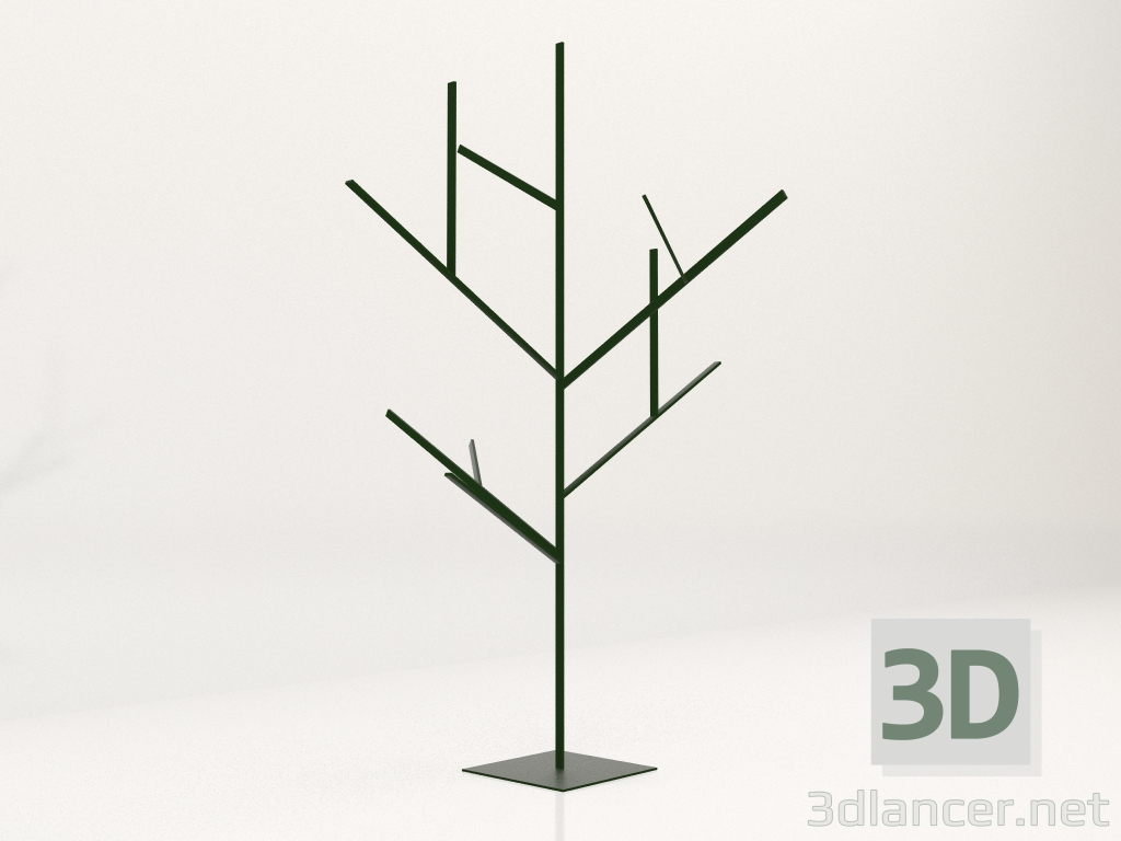 3D Modell Lampe L1 Baum (Flaschengrün) - Vorschau