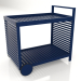 3d model Serving trolley (Night blue) - preview