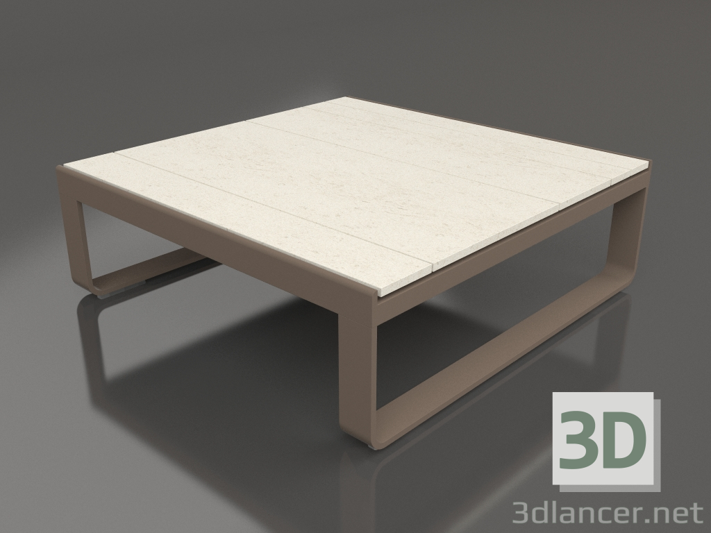 3d model Coffee table 90 (DEKTON Danae, Bronze) - preview