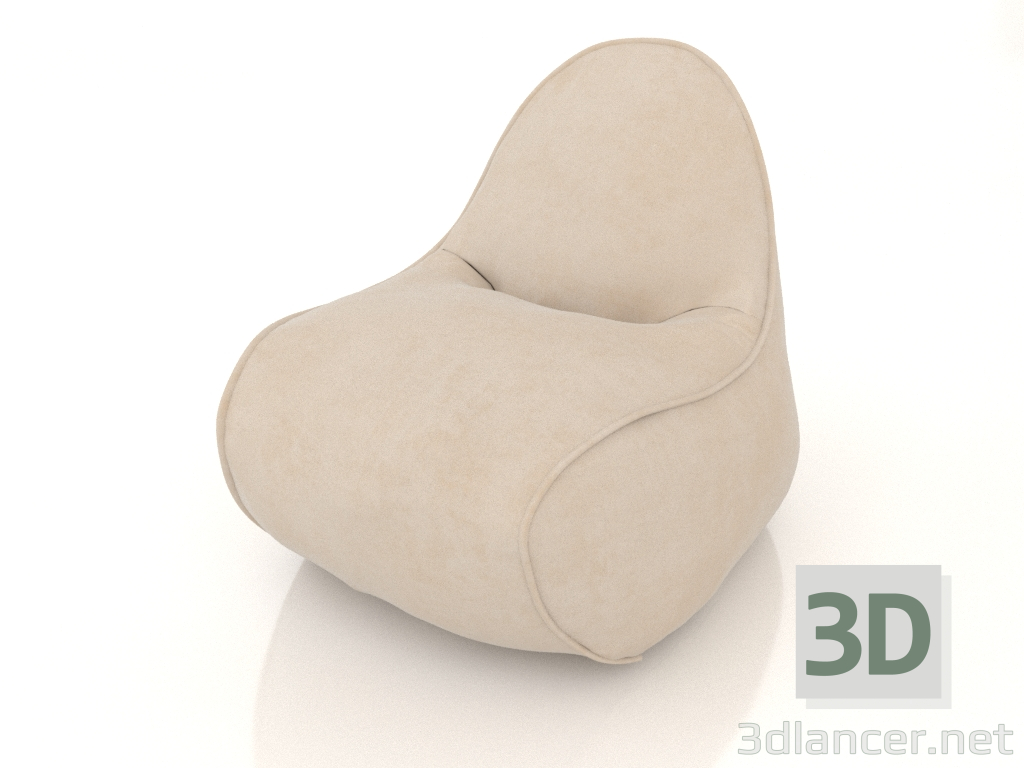 3D modeli Puf Lagom (kumaş 5) - önizleme