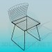 3 डी मॉडल कुर्सी की धातु के तार - पूर्वावलोकन