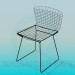 3d model Chair of the metal wire - preview