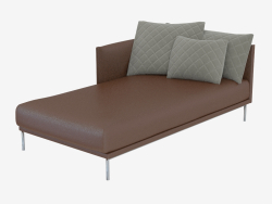 Couch in sellerie cuir