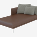 3D Modell Couch in Lederpolsterung - Vorschau