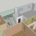 3D Dokuz katlı ev 121 serisi bir mağaza modeli satın - render