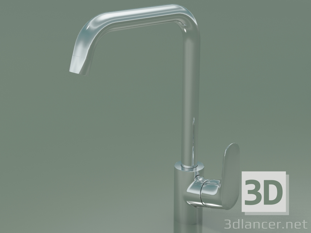 3D Modell Einhebel-Küchenmixer (31820000) - Vorschau