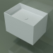 3D modeli Duvara monte lavabo (02UN43301, Glacier White C01, L 72, P 50, H 48 cm) - önizleme
