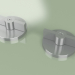Modelo 3d Conjunto de 2 válvulas de corte de mistura (19 51 V, AS) - preview