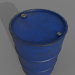 modello 3D di Barile da 200 litri Sporco blu comprare - rendering