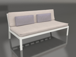Módulo de sofá, seção 4 (cinza ágata)