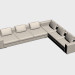 3 डी मॉडल सोफा इनफिनिटी (कोने, 349h421) - पूर्वावलोकन