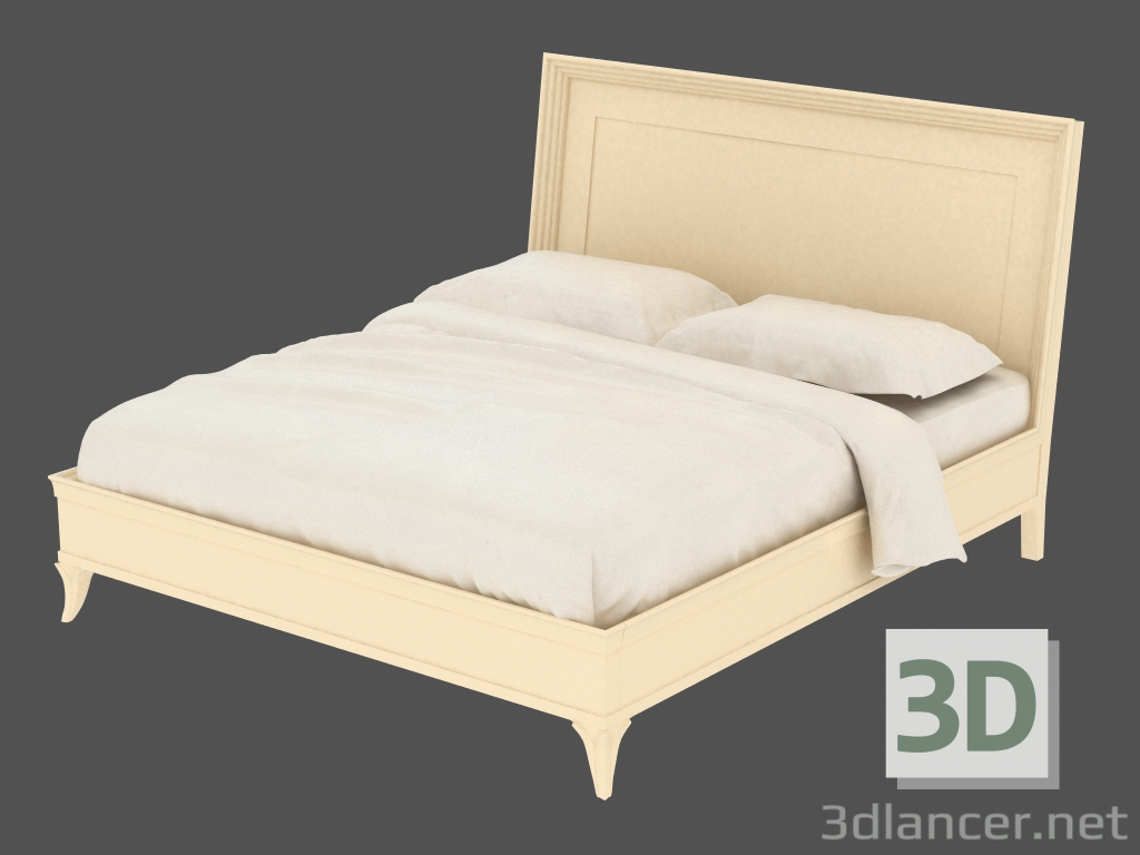 3 डी मॉडल डबल बेड LTTOD3L-177 - पूर्वावलोकन