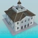 Modelo 3d Construção da casa da cultura - preview