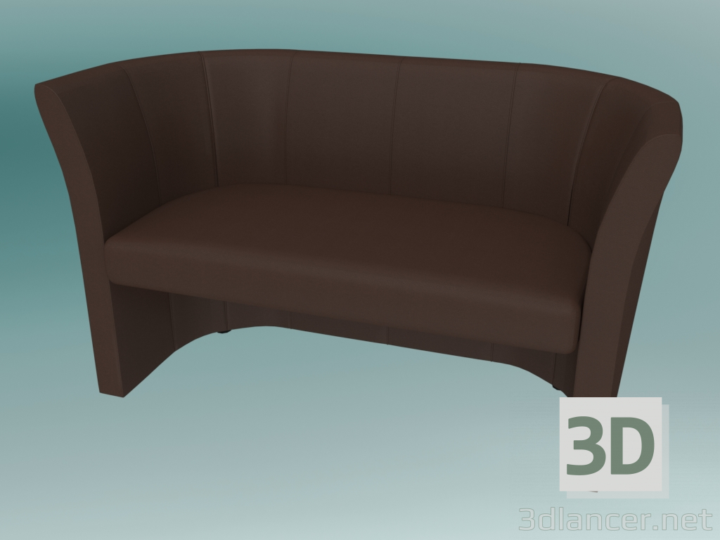 modello 3D Divano letto doppio (VR2) - anteprima