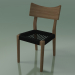 modèle 3D Chaise (21, tissé noir, noyer américain laqué naturel) - preview