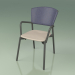 3D modeli Sandalye 021 (Metal Duman, Mavi, Poliüretan Reçine Köstebek) - önizleme