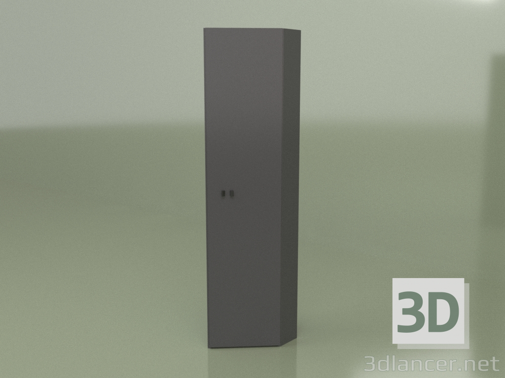 modello 3D Mobile ad angolo GL 124 (Antracite) - anteprima