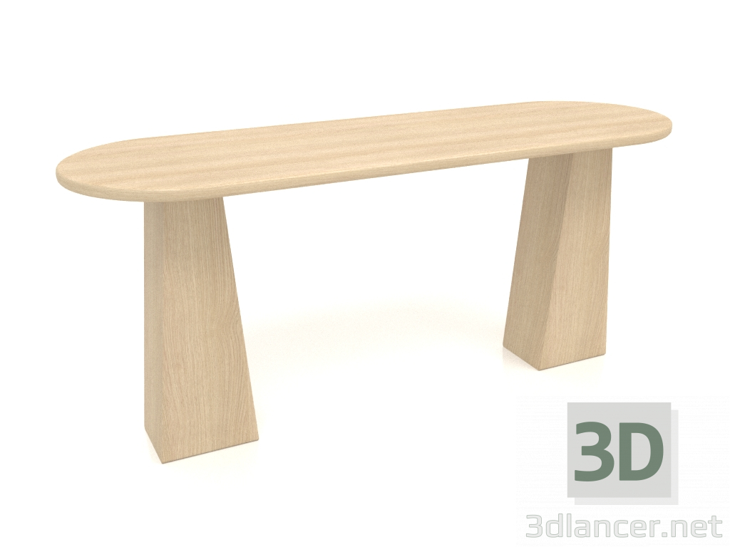 modello 3D Consolle KT 09 (1600x500x700, legno bianco) - anteprima