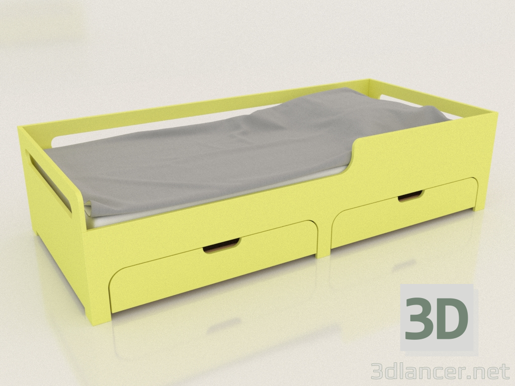 3 डी मॉडल बेड मोड DR (BJDDR2) - पूर्वावलोकन