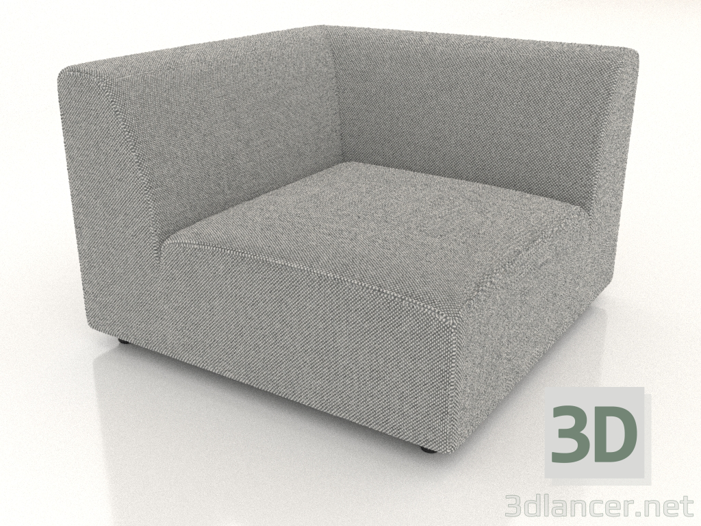 3d model Corner sofa module (XL) 100 - preview