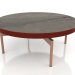 modèle 3D Table basse ronde Ø90x36 (Rouge vin, DEKTON Radium) - preview