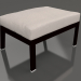 3 डी मॉडल कुर्सी के लिए पाउफ़ (काला) - पूर्वावलोकन