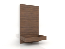 Asma raf, ceviz kaplama F (59,5x44,3x110 cm)