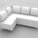 3D modeli Köşe kanepe Julia - önizleme