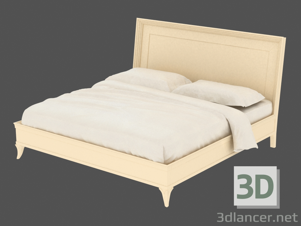 3D modeli Çift kişilik yatak LTTOD3L-197 - önizleme