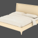 3d модель Кровать двуспальная LTTOD3L-197 – превью