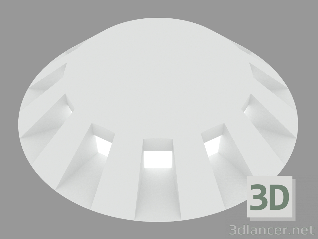 modello 3D Corpo illuminante da incasso MICROSPARKS (S5601N) - anteprima