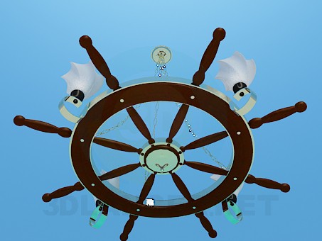 3d model Chandelier Steering Wheel - preview 3d model Chandelier Steering Wheel - preview