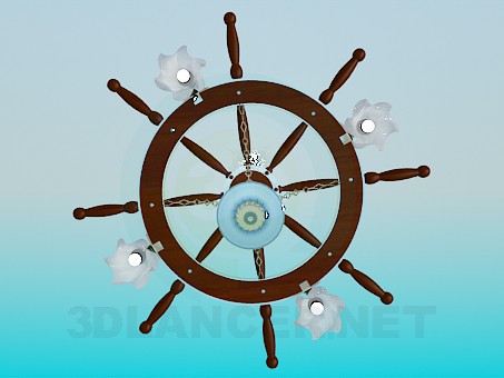 3d model Chandelier Steering Wheel - preview 3d model Chandelier Steering Wheel - preview