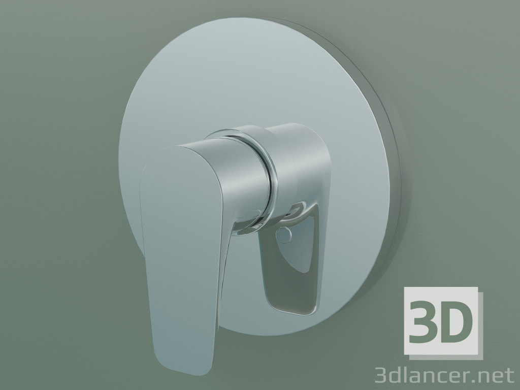 3D Modell Einhebel-Duschmischer (71766000) - Vorschau