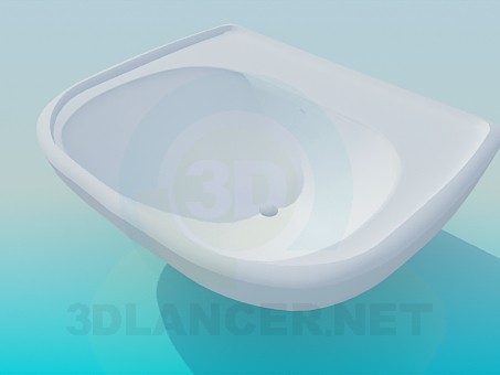 3d модель Рукомийник – превью 3d модель Рукомийник – превью