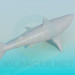 3 डी मॉडल शार्क - पूर्वावलोकन