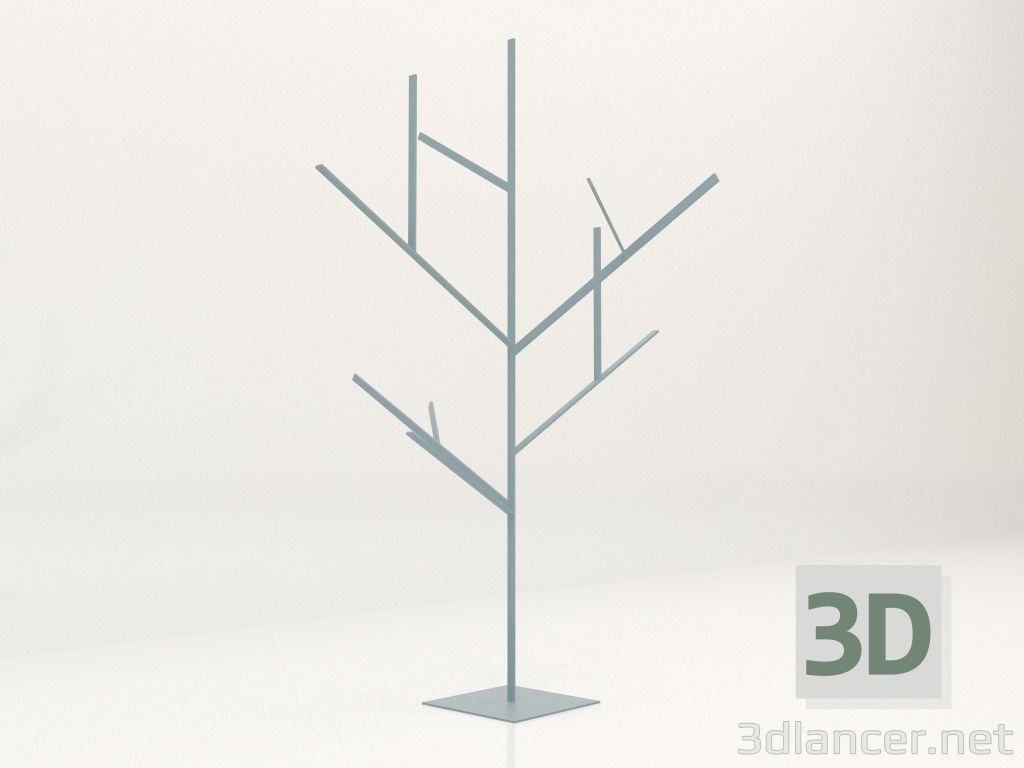 Modelo 3d Lâmpada L1 Árvore (Azul Cinzento) - preview