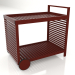 3d model Serving trolley (Wine red) - preview