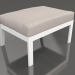 3D Modell Pouf für einen Stuhl (Weiß) - Vorschau